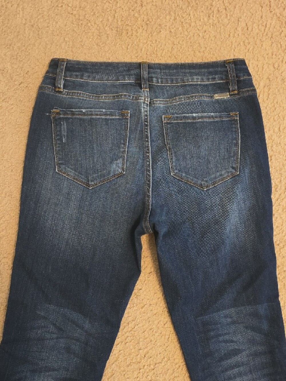 KanCan Dark Indigo Skinny Jeans with Button-Fly - Picture 7 of 7